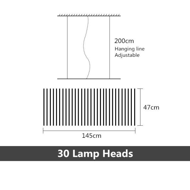 Lustre design à LED | LUCIAN